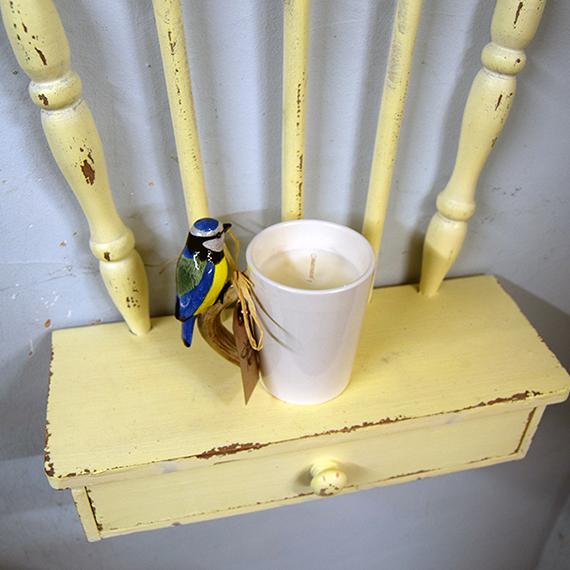 Picture of Bird Mug Candle, Blue Tit Handle