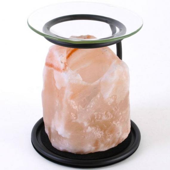 Picture of Himalayan Salt Burner with Tealights and Scented Wax Melt
