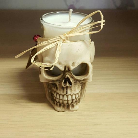 Mini Skull Candle