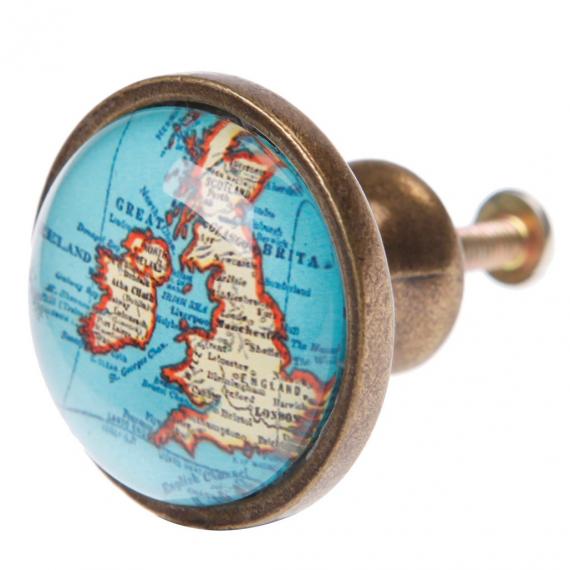 Picture of Vintage Map Drawer Knob