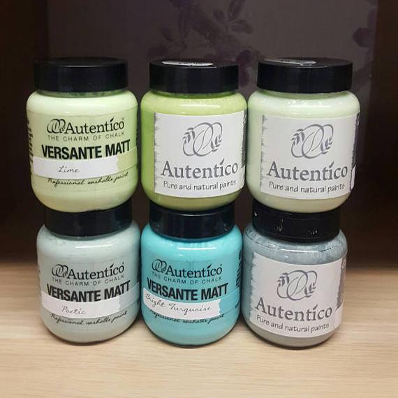 Picture of Autentico Blues and Greens Paints